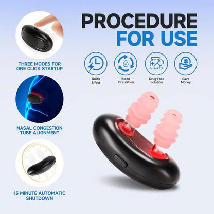 Respirelief Nasal Red Light Therapy Device for Enhanced Respiratory Relief