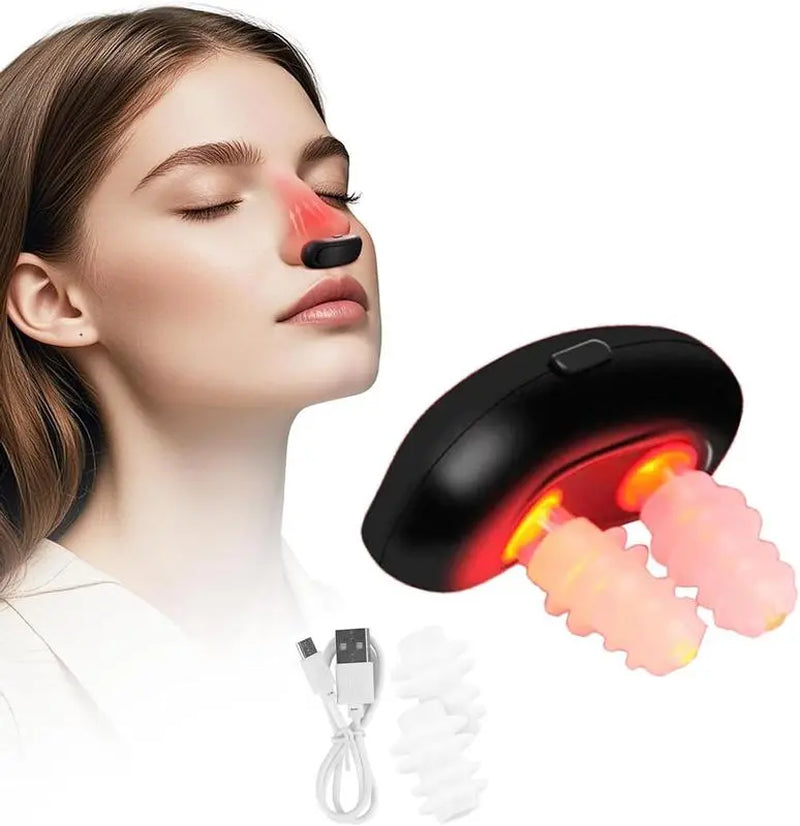 Respirelief Nasal Red Light Therapy Device for Enhanced Respiratory Relief