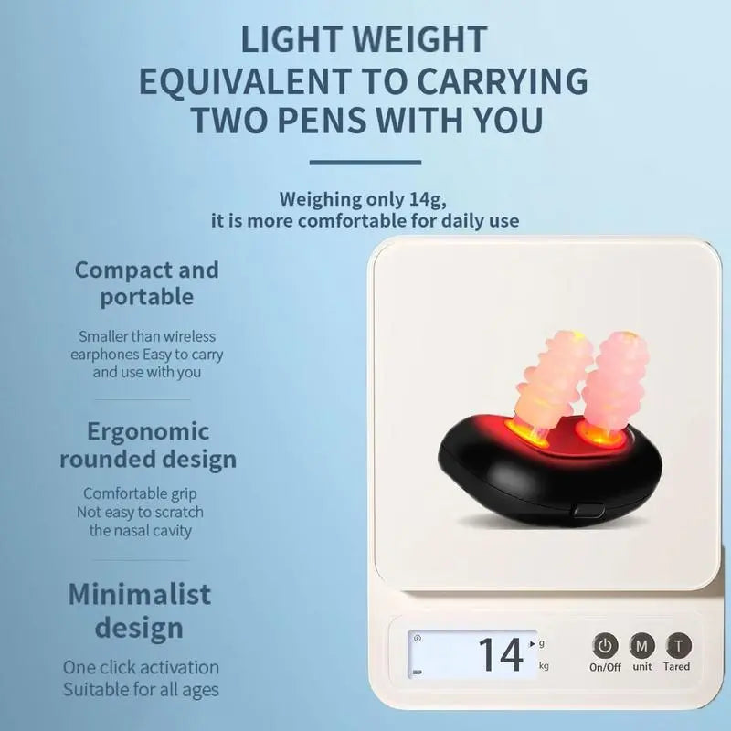 Respirelief Nasal Red Light Therapy Device for Enhanced Respiratory Relief
